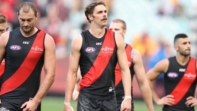 Should Joe Daniher be dropped? Essendon great Matthew Lloyd says it shouldn’t be out of the question. Picture: Michael Klein