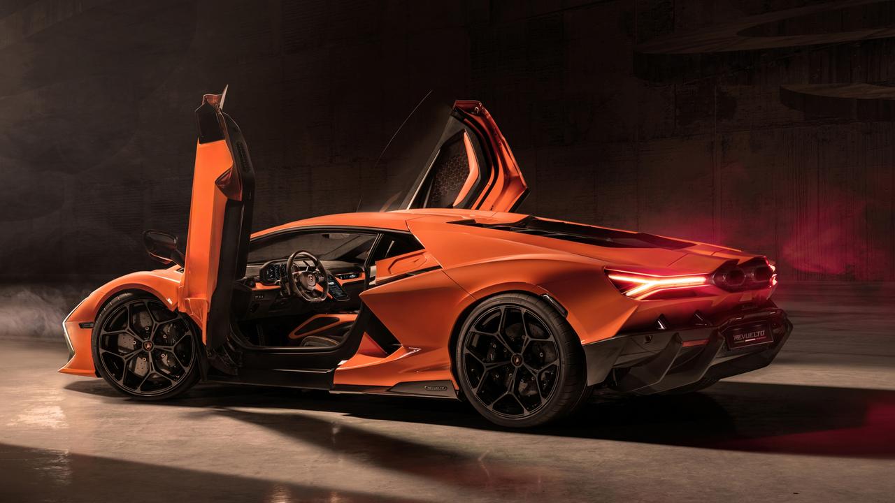 It looks wild, with upward opening scissor doors.