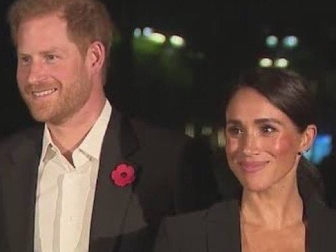 The Duke and Duchess of Sussex, Prince Harry and Meghan Markle, stepped out ahead of Remembrance Day for the opening of a US Navy SEALs fitness centre. Source - Twitter