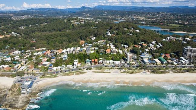 Aerial view of Currumbin