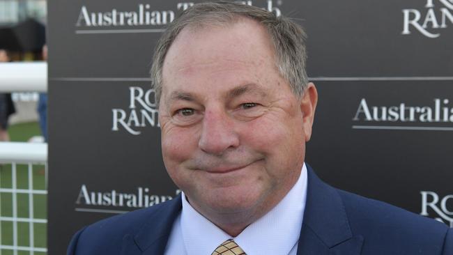 Trainer Stephen Jones saddles up a couple of handy horses who can figure prominently at Gosford on Thursday. Picture: AAP Image