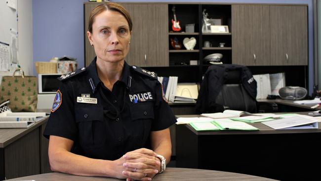 Detective Superintendent Kirsten Engels is heading up NT Police's Family Harm Coordination Project, with a pilot project starting in Alice Springs in November. Picture: Jason Walls