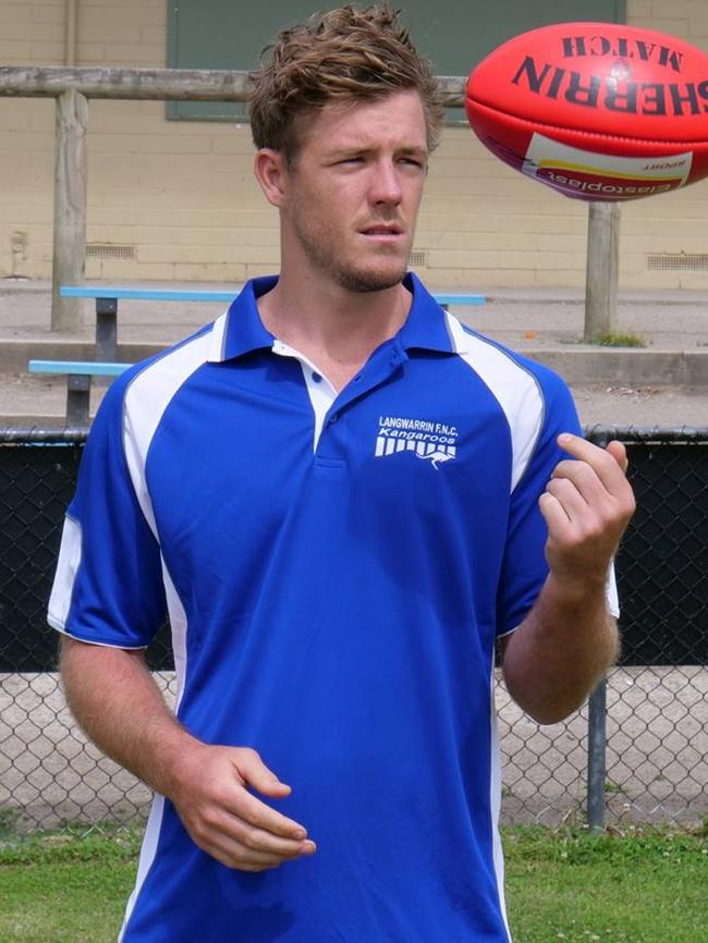 Luke Parker back home at Langwarrin.