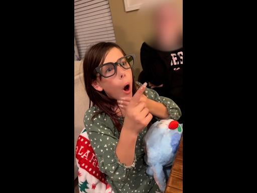 Deaf girl tries on glasses that create real-life subtitles