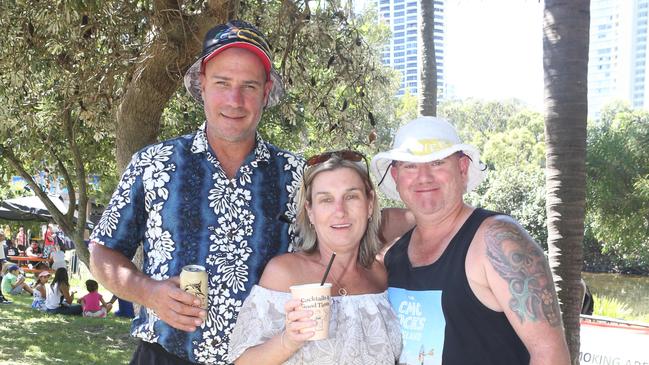 GC500. Amanda McCabe, Scotty Blanche and Matt Douglas. 30 October 2022 Surfers Paradise Picture by Richard Gosling