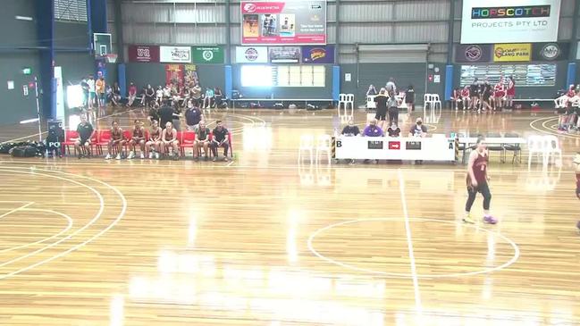 REPLAY: Qld Under 16's Girls Basketball Championships - Northside Wizards 2 vs Logan Thunder Blue (Div 3)