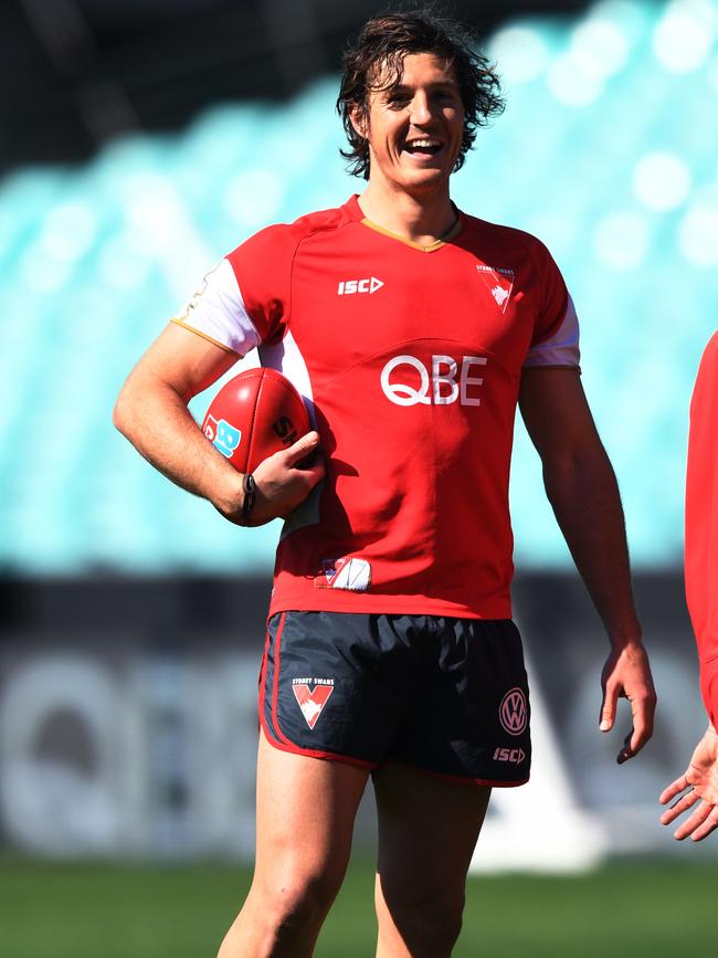 Sydney rookied the retired Kurt Tippett for salary cap reasons. Pic: AAP 