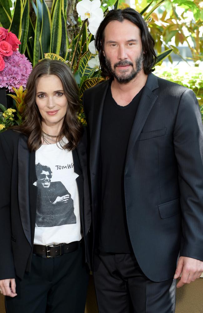 Ryder and Reeves in 2018. Picture: Kevin Winter/Getty Images