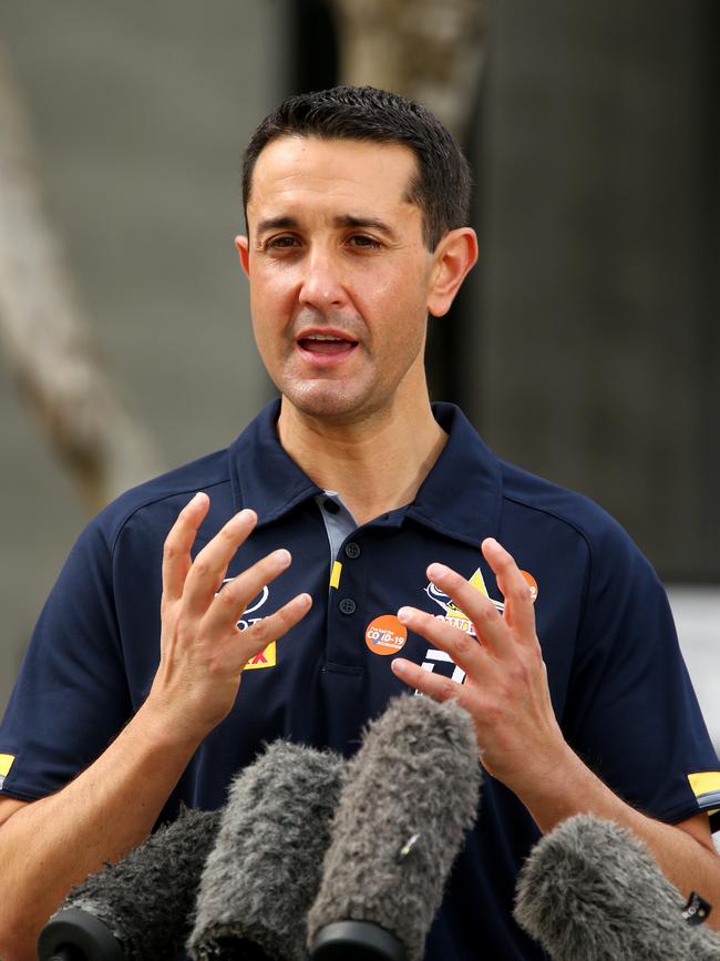 Leader of the Opposition David Crisafulli. Picture David Clark