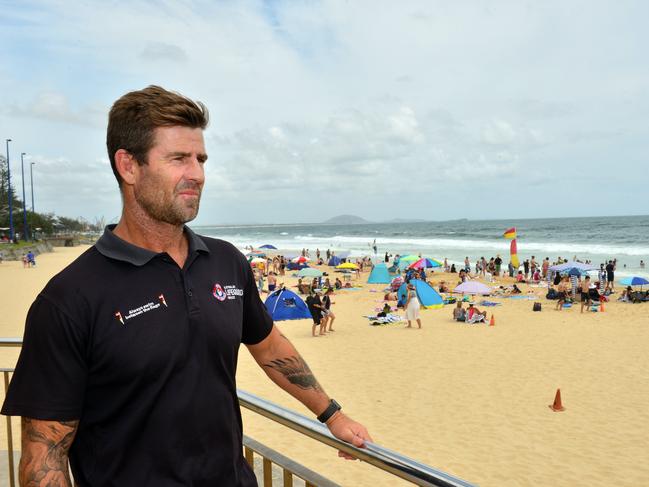 Lifeguard supervisor Rhys Drury urged beachgoers to be cautious in the water.