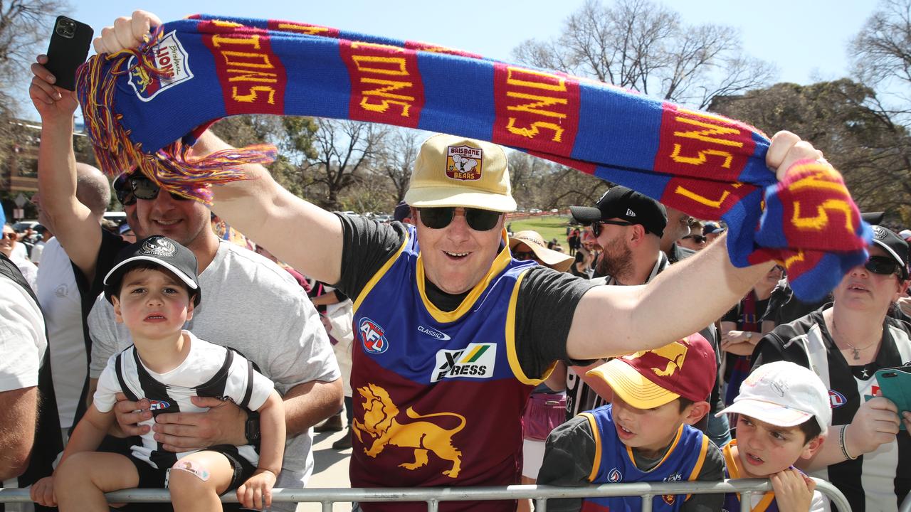 AFL Grand Final Parade for the Brisbane Lions and The Collingwood Magpies Picture: NCA NewsWire / David Crosling