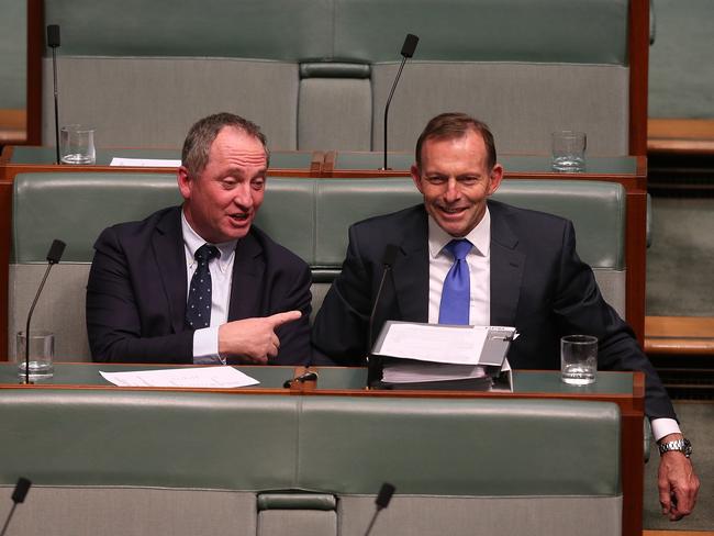 Backbenchers Barnaby Joyce and Tony Abbott are understood to be part of the group. Picture Kym Smith