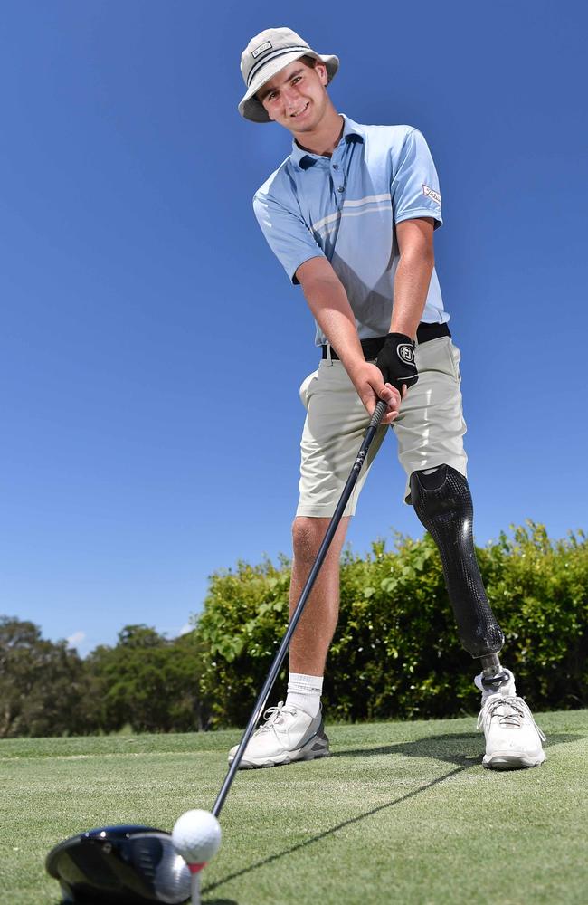 Sunshine Coast golf star Archer Belbin. Picture: Patrick Woods.