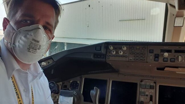 Andrew Norris is a pilot based in Las Vegas who flies medical equipment from China. Picture: Supplied