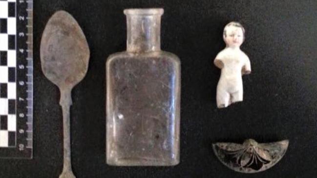 Some other items found at the old Mistletoe Hotel. Picture: Archlink Archaeologists and Heritage Advisors Pty Ltd