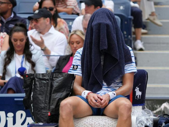 de Minaur had to withdraw at both Wimbledon and the US Open in 2024. Picture: TIMOTHY A. CLARY / AFP