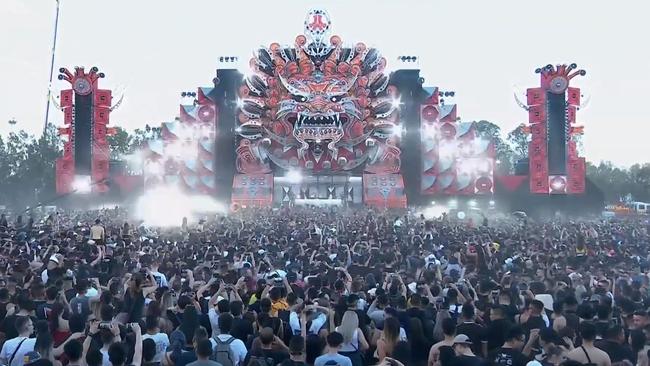 The Defqon1 Music Festival, held in Penrith, Sydney, 15 September 2018. Picture: Q-Dance.