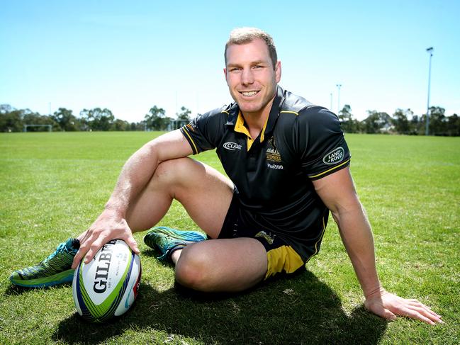 Brumbies player David Pocock at Brumbies Headquarters in Canberra.  David Pocock is returning to the Brumbies for the first time since 2016 and also playing his 100th Super Rugby game.