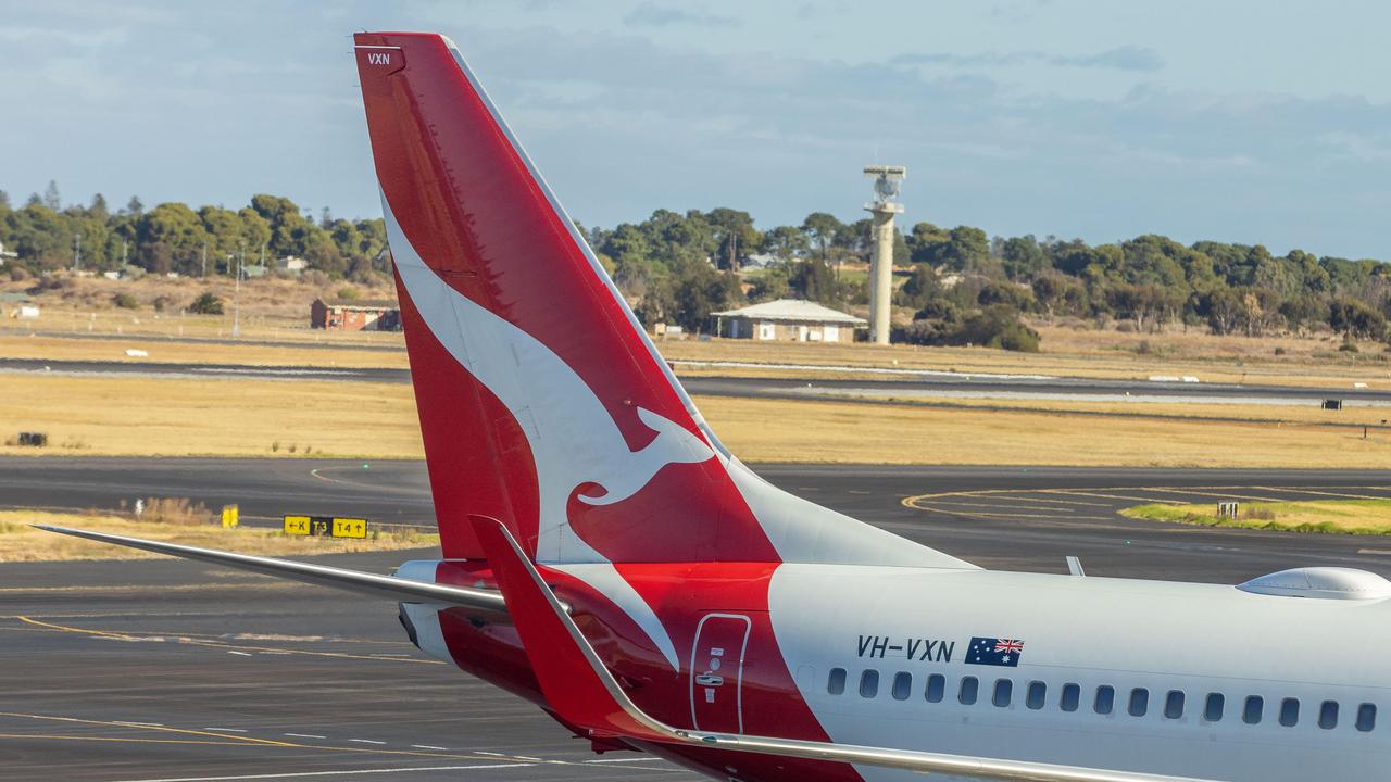 Qantas lost its mantle of most punctual Aussie carrier in April. Picture: NewsWire / Ben Clark
