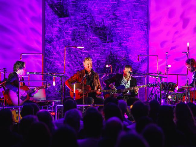 Queens of the Stone Age performing at the Mona’s Nolan Gallery in 2018. Picture: Mona