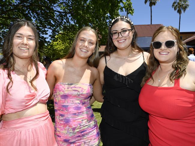 Apiam Bendigo Cup was held at Bendigo Racecourse, Bendigo, Victoria, on Wednesday, October 30th, 2024. Pictured enjoying the horse racing carnival are Jaide, Sara, Haylee and Ashleigh Picture: Andrew Batsch