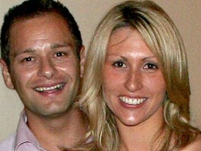 Simon Dal Zotto and Lauren James. Lauren died after a liposuction operation.