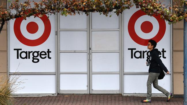 A general view of a Target store in Adelaide, Friday, May 22, 2020. Up to 167 Target and Target Country stores will be shut or converted to Kmart sites. (AAP Image/David Mariuz) NO ARCHIVING