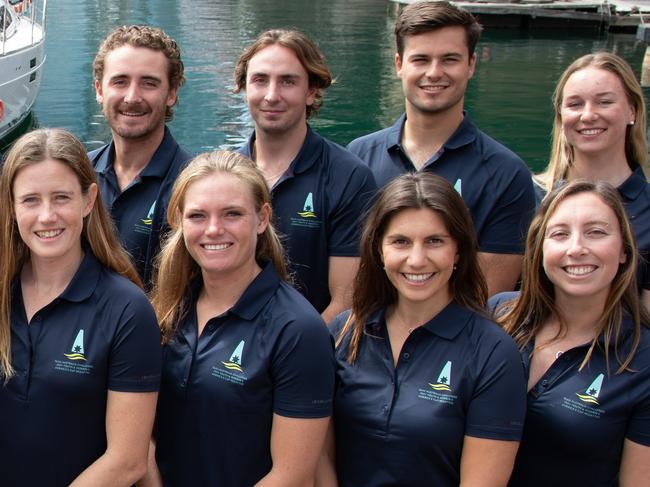 Australia's youth and women's America's Cup Challenge squad. Pictire: Nicole Douglas