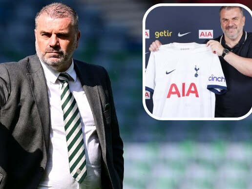 New Tottenham manager Ange postecoglou.