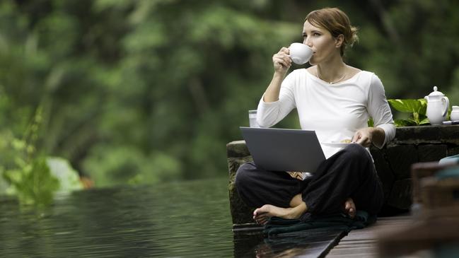 Working hard or hardly working? A “Digital Nomad” in Bali.