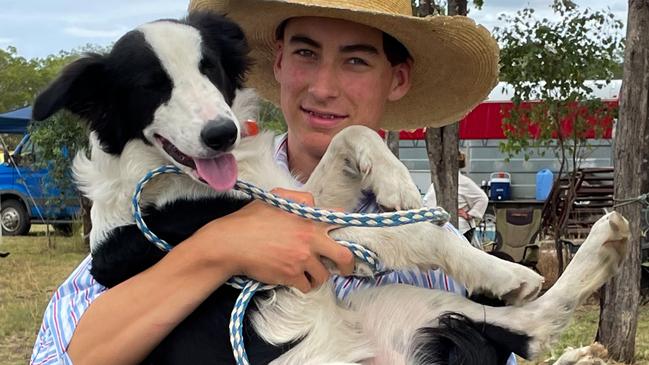 Nathan Obst with Chief. Source: ABC.