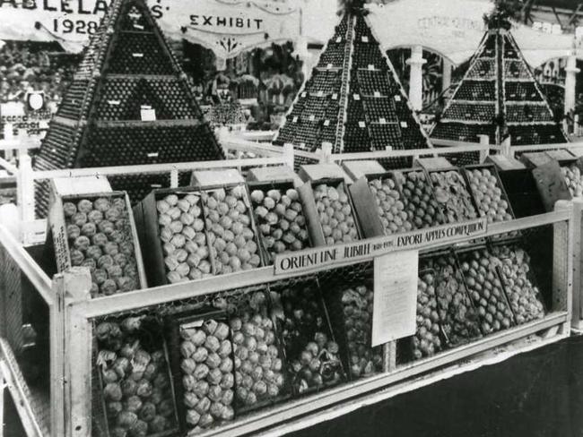 1928 — The produce exhibition in the Orient Line Jubilee export apples competition.