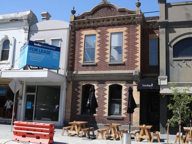 The Boutique nightclub shortly after Darren Thornburgh’s death. Picture: AAP