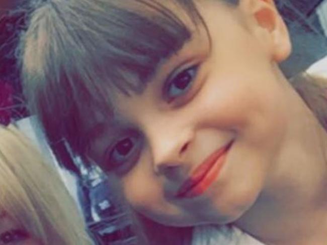 Saffie Rose Roussos, 8, died in the Manchester Arena attack. Picture: Adam J Brown/Facebook