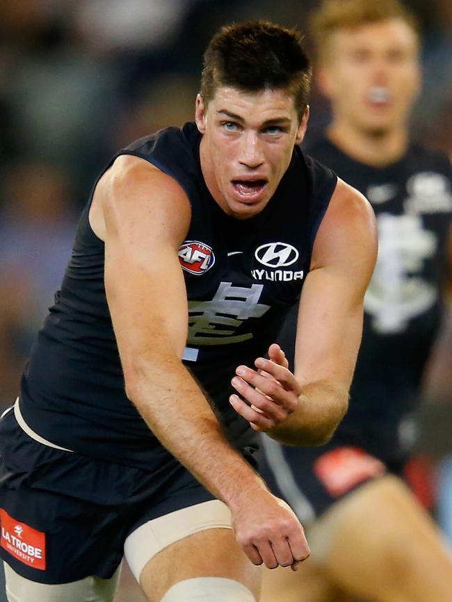 Matthew Kreuzer is one of three former No.1 draft picks at Carlton. Pic: Getty Images