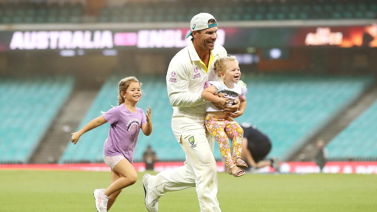 David Warner’s priority is being a dedicated father to three young children.