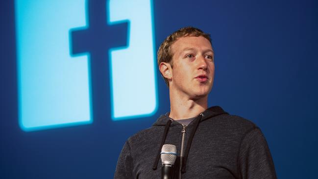 Facebook CEO Mark Zuckerberg. Picture: Getty Images