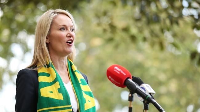 NSW Sports Minister Natalie Ward comended the move to ease mask restrictions. Picture: Matt King/Getty Images