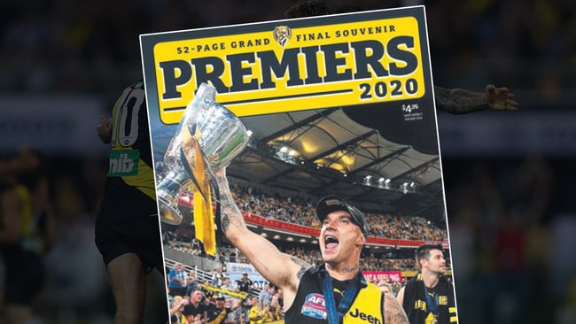 52-page souvenir Richmond Premiers magazine