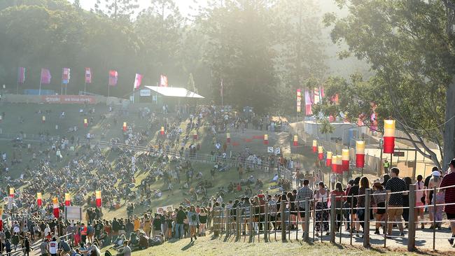 Last year’s event drew quite a crowd in Byron Bay. Picture: Zak Kaczmarek/Getty Images