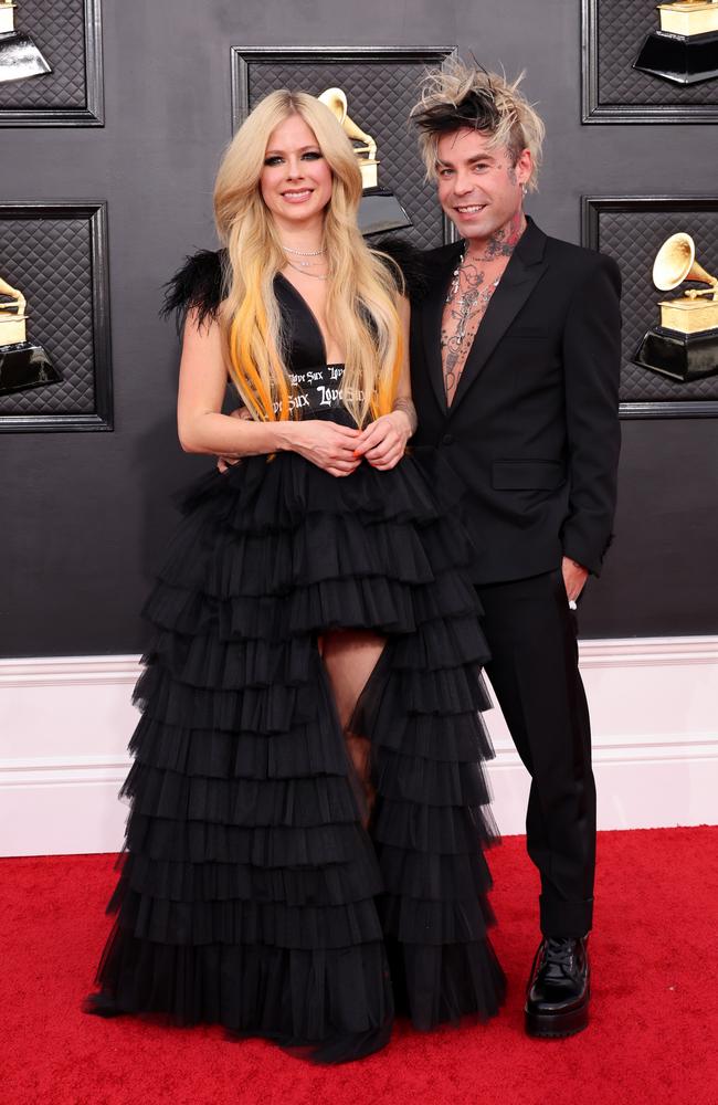 Avril Lavigne and Mod Sun. Picture: Getty