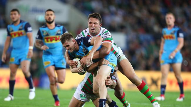 The Titans were brave but were edged out by the in form Rabbitohs.