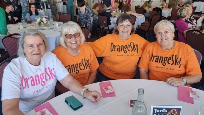 Lesley Kelly, Mary-Anne Cahill, Cheryl Gadsby, and Jan Pullar all met volunteering to help the homeless on the Sunshine Coast. Picture - contributed.