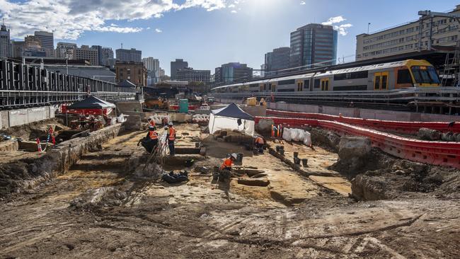 It was found during a dig at Central Station. Picture: Supplied