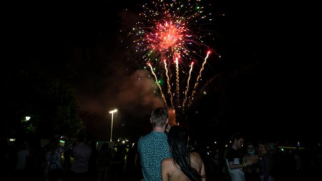 Meanwhile, Melbourne’s fireworks were panned by Victorians. Picture: Getty Images