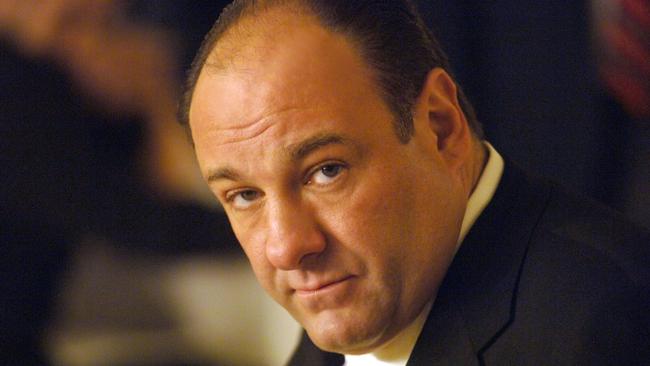 James Gandolfini as Tony Soprano. Picture: AP.