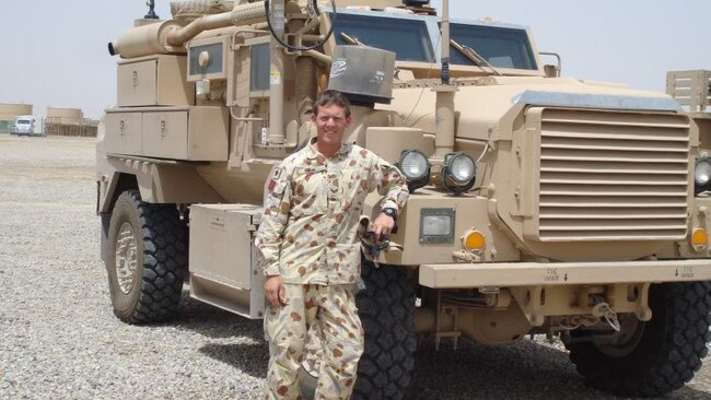 Former corporal in the Australian Army, Shaun Spain.