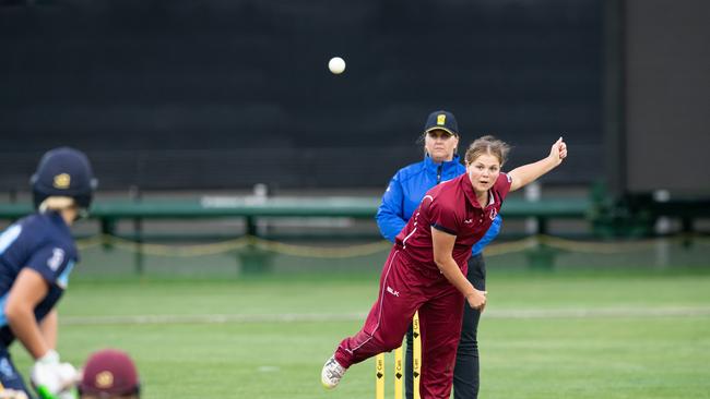 Georgia Voll claimed the Betty Wilson Medal for player of the tournament at the under 18s national championships.