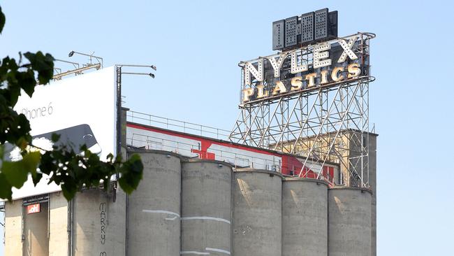 Richmond's iconic Nylex clock. Picture: Steve Tanner