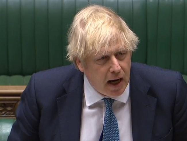 British Prime Minister Boris Johnson says the process of easing restrictions is a ‘supremely difficult’ balancing act. Picture: AP